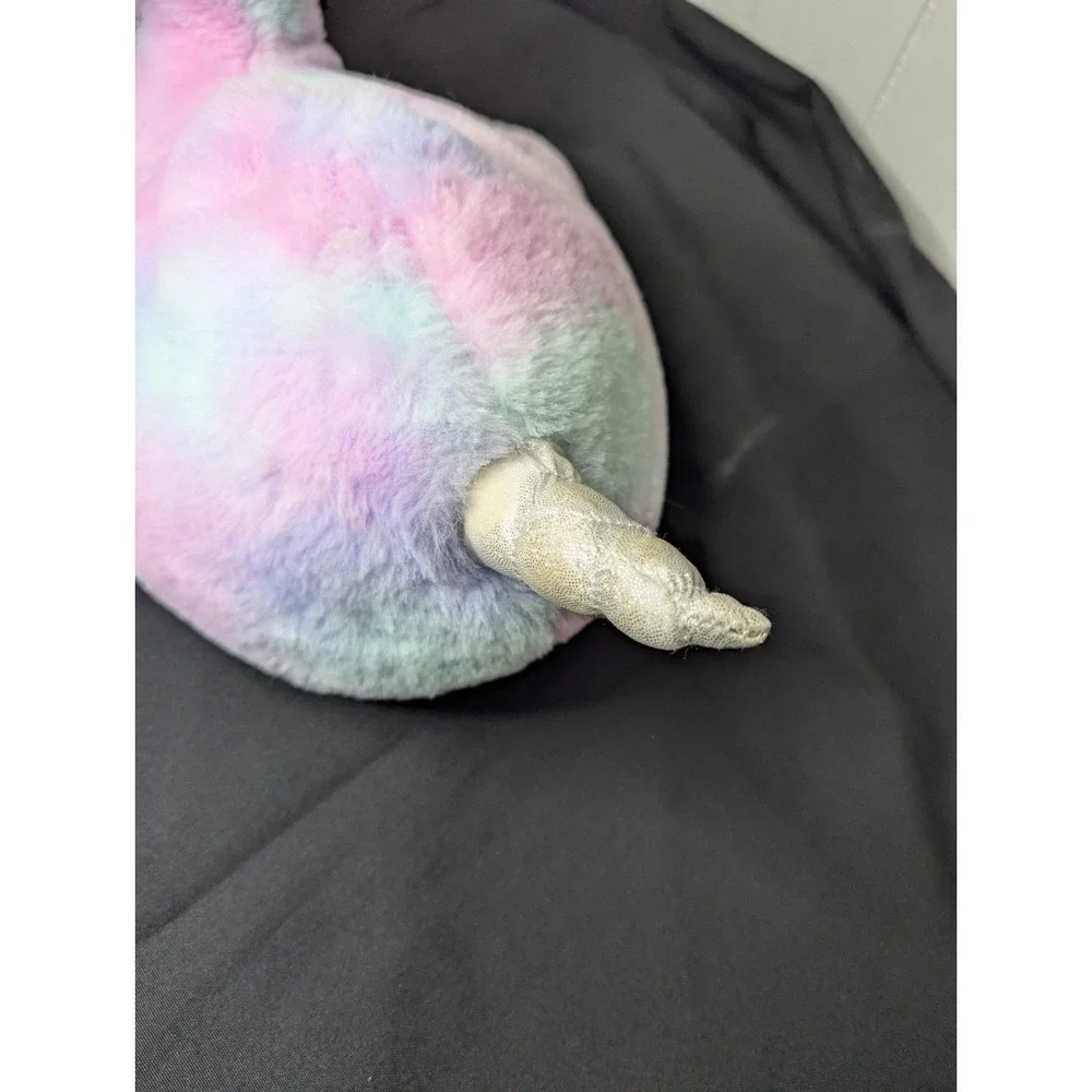 Fao Schwartz Narwhal light up bubble sounds glow brights plush stuffed‎ Toy led